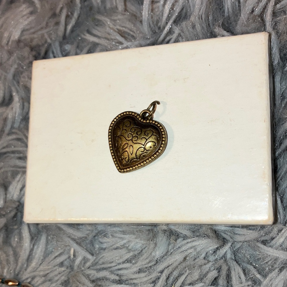 Kalevala Eura Heart pendant in bronze.